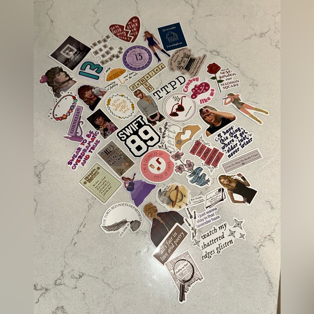 Assorted Taylor Swift Stickers
